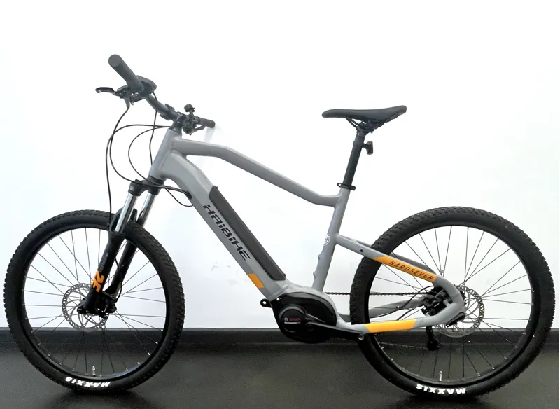 EX DISPLAY Haibike HardSeven 4 400wh Electric Mountain Bike Large 2022 in Cool Grey-1